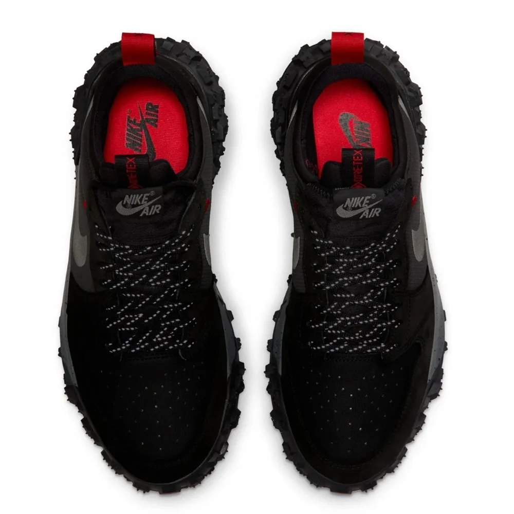 ❤️ NIKE AIR JORDAN 1 LOW ELEMENT GORE TEX BLACK 🖤 - Picture 3 of 4